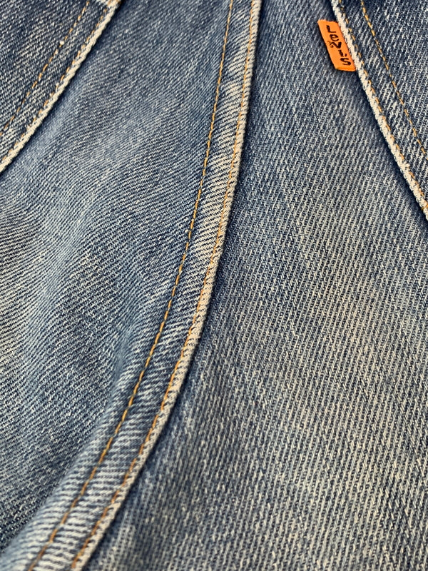 【中古品】【メンズ】 LEVIS リーバイス 70S オレンジタブ 42TALON フレアデニム 70年代 デニムパンツ メンズ ボトムス ジーパン ジーンズ ヴィンテージ 157-260904-em-50-min カラー：インディゴ 万代Net店