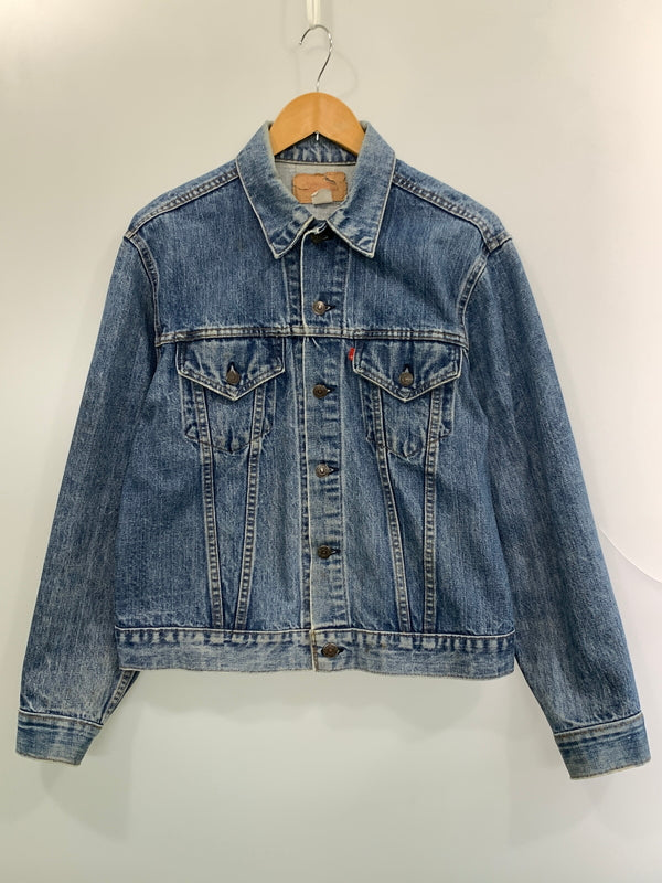 【中古品】【メンズ】 LEVI'S リーバイス 刻印52 サークルRタブ ケアタグ 米国製デニムジャケット 70505-0217 メンズ トップス Gジャン 146-260904-em-49-min サイズ：44 カラー：インディゴ 万代Net店