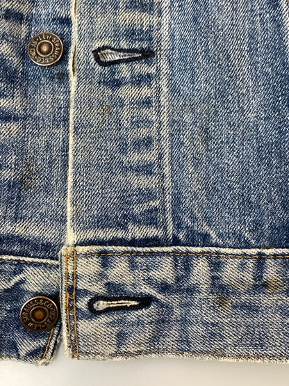 【中古品】【メンズ】 LEVI'S リーバイス 刻印52 サークルRタブ ケアタグ 米国製デニムジャケット 70505-0217 メンズ トップス Gジャン 146-260904-em-49-min サイズ：44 カラー：インディゴ 万代Net店