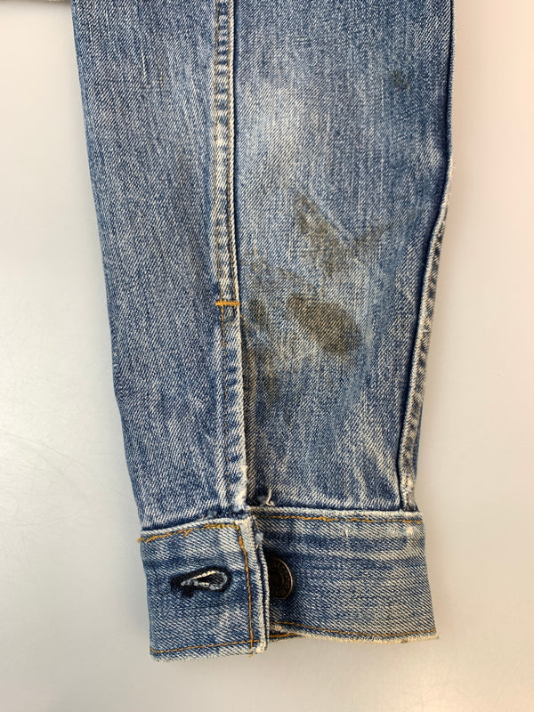 【中古品】【メンズ】 LEVI'S リーバイス 刻印52 サークルRタブ ケアタグ 米国製デニムジャケット 70505-0217 メンズ トップス Gジャン 146-260904-em-49-min サイズ：44 カラー：インディゴ 万代Net店