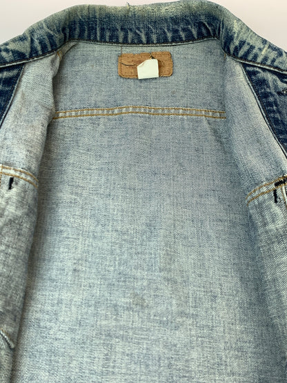 【中古品】【メンズ】 LEVI'S リーバイス 刻印52 サークルRタブ ケアタグ 米国製デニムジャケット 70505-0217 メンズ トップス Gジャン 146-260904-em-49-min サイズ：44 カラー：インディゴ 万代Net店