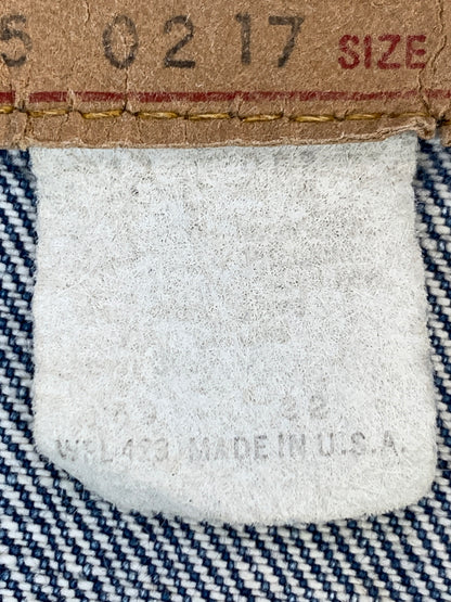 【中古品】【メンズ】 LEVI'S リーバイス 刻印52 サークルRタブ ケアタグ 米国製デニムジャケット 70505-0217 メンズ トップス Gジャン 146-260904-em-49-min サイズ：44 カラー：インディゴ 万代Net店