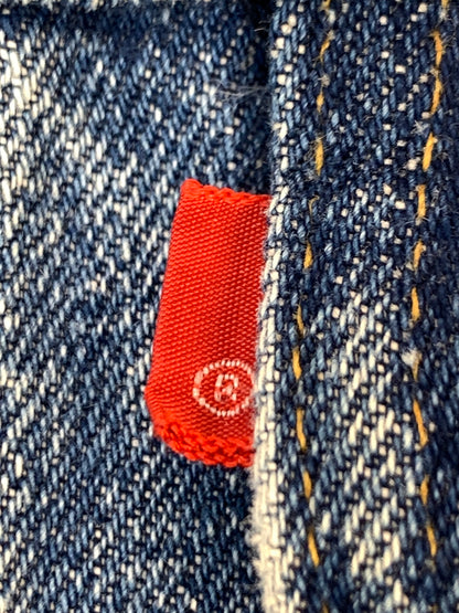 【中古品】【メンズ】 LEVI'S リーバイス 刻印52 サークルRタブ ケアタグ 米国製デニムジャケット 70505-0217 メンズ トップス Gジャン 146-260904-em-49-min サイズ：44 カラー：インディゴ 万代Net店