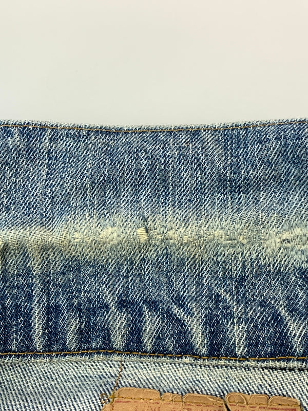 【中古品】【メンズ】 LEVI'S リーバイス 刻印52 サークルRタブ ケアタグ 米国製デニムジャケット 70505-0217 メンズ トップス Gジャン 146-260904-em-49-min サイズ：44 カラー：インディゴ 万代Net店