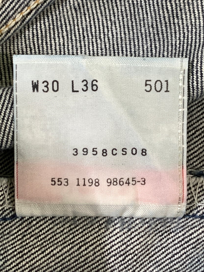 【中古品】【メンズ】 LEVI'S リーバイス 98年11月製造 553刻印 501XX デニムパンツ ジーパン ボトムス 157-260912-hu-09-min サイズ：W30L36 カラー：インディゴ 万代Net店