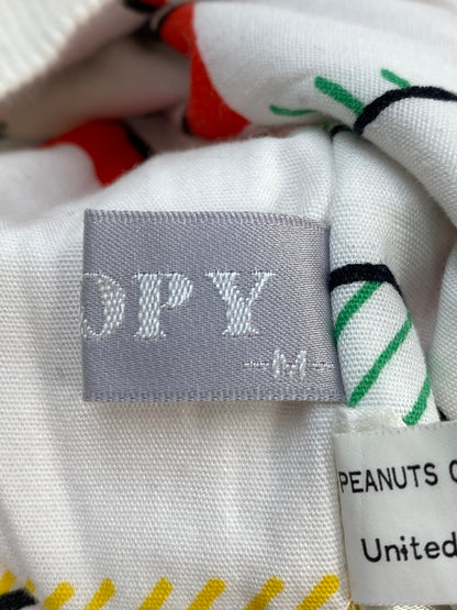 【現状渡し品】【メンズ】 USED ユーズド SNOOPY REVERSIBLE SWEAT スヌーピー リバーシブル スウェット メンズ トップス トレーナー 長袖 146-260904-em-45-min サイズ：M カラー：ホワイト 万代Net店
