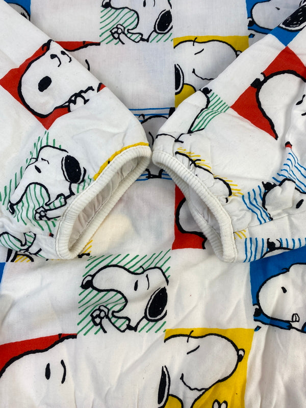 【現状渡し品】【メンズ】 USED ユーズド SNOOPY REVERSIBLE SWEAT スヌーピー リバーシブル スウェット メンズ トップス トレーナー 長袖 146-260904-em-45-min サイズ：M カラー：ホワイト 万代Net店