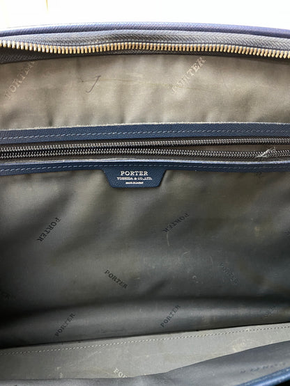 【現状渡し品】【メンズ】 PORTER ポーター AVENUE アベニュー ブリーフケース カバン 188-260909-yn-22-min カラー：ネイビー 万代Net店