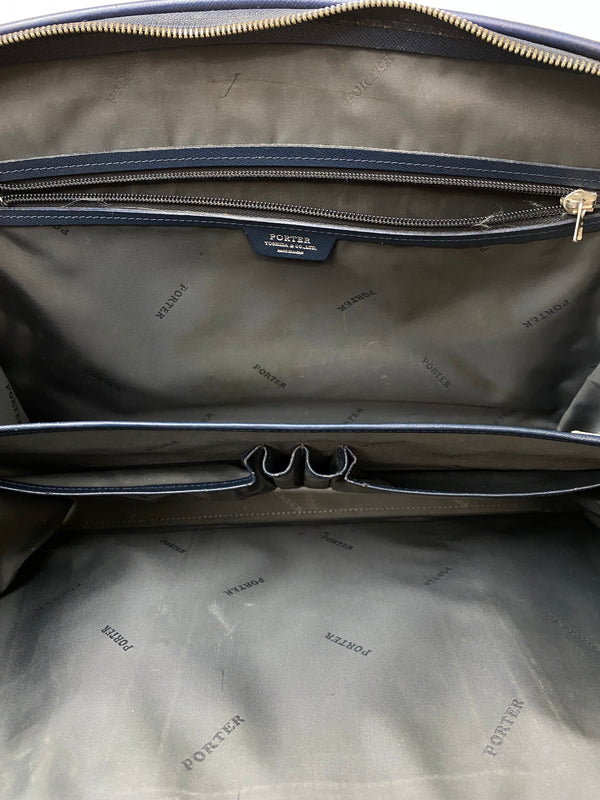 【現状渡し品】【メンズ】 PORTER ポーター AVENUE アベニュー ブリーフケース カバン 188-260909-yn-22-min カラー：ネイビー 万代Net店