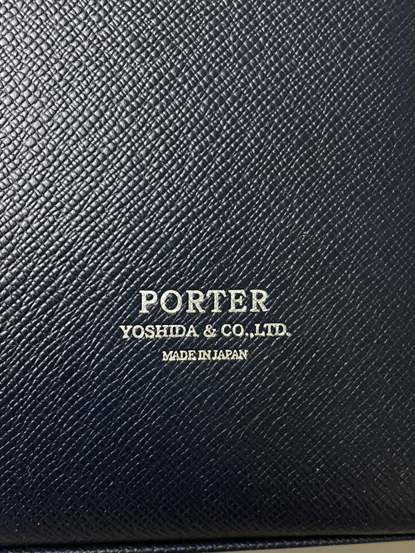 【現状渡し品】【メンズ】 PORTER ポーター AVENUE アベニュー ブリーフケース カバン 188-260909-yn-22-min カラー：ネイビー 万代Net店