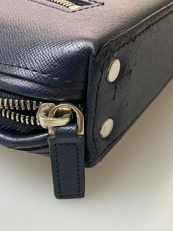 【現状渡し品】【メンズ】 PORTER ポーター AVENUE アベニュー ブリーフケース カバン 188-260909-yn-22-min カラー：ネイビー 万代Net店