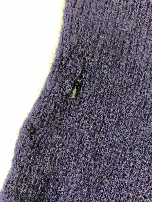 【現状渡し品】【メンズ】 EDDIE BAUER エディー バウアー WOOL LS KNIT ウール エルエス ニット 長袖 144-260908-KS-15-min サイズ：L カラー：グリーン/パープル 万代Net店