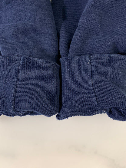 【中古品】【メンズ】 TRAU&LOEVNER トラウ アンド レヴナー カレッジ キャラクタースウェットシャツ メンズ トップス 146-260908-KS-10-min サイズ：2XL カラー：ネイビー 万代Net店