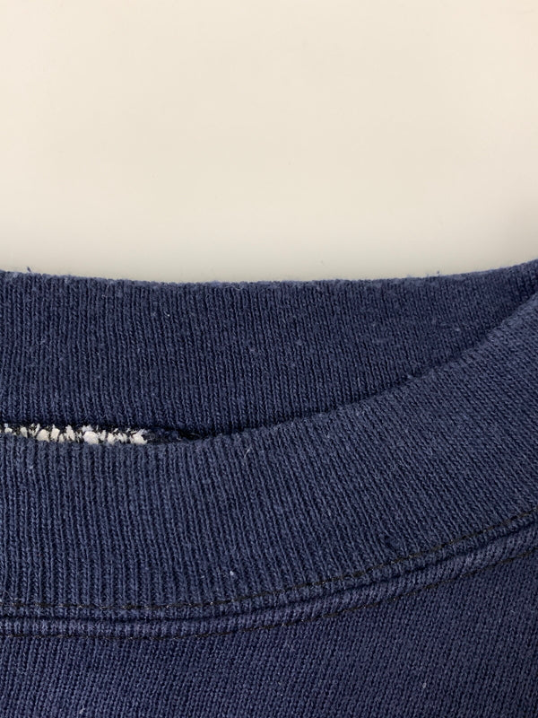 【中古品】【メンズ】 TRAU&LOEVNER トラウ アンド レヴナー カレッジ キャラクタースウェットシャツ メンズ トップス 146-260908-KS-10-min サイズ：2XL カラー：ネイビー 万代Net店