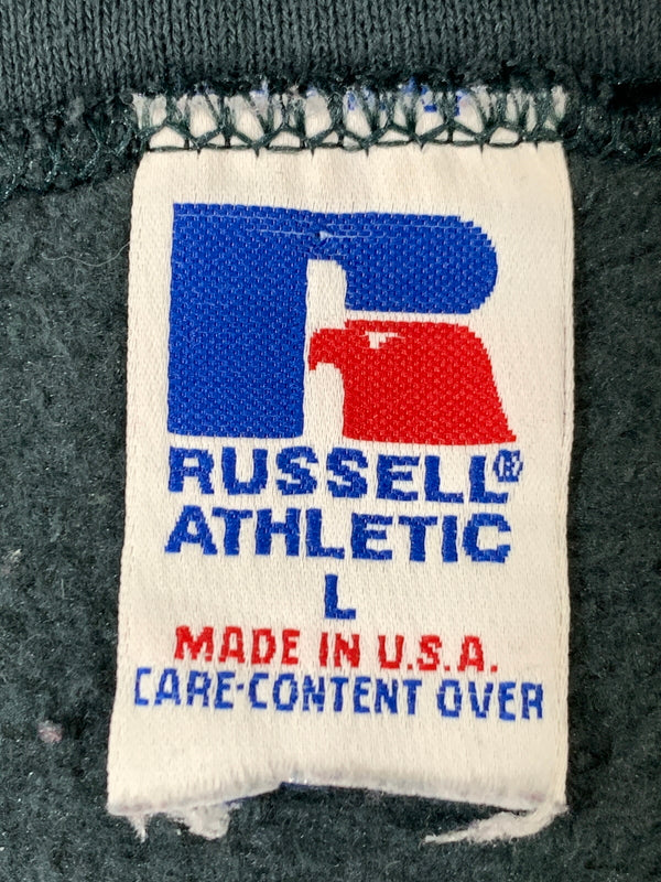 【中古品】【メンズ】 RUSSEL ラッセル ハーフジップスウェット メンズ トップス 146-260908-KS-14-min サイズ：L カラー：グリーン 万代Net店