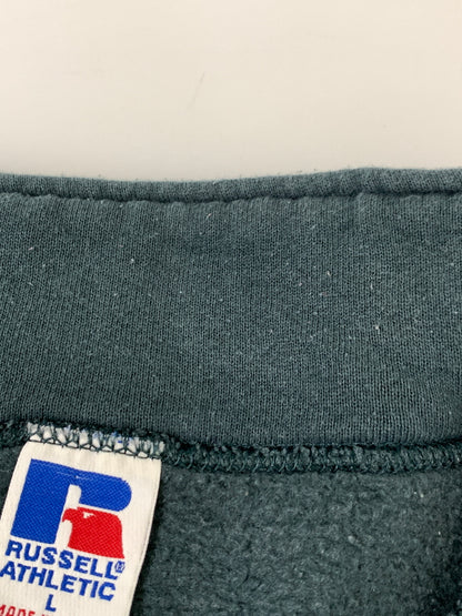 【中古品】【メンズ】 RUSSEL ラッセル ハーフジップスウェット メンズ トップス 146-260908-KS-14-min サイズ：L カラー：グリーン 万代Net店