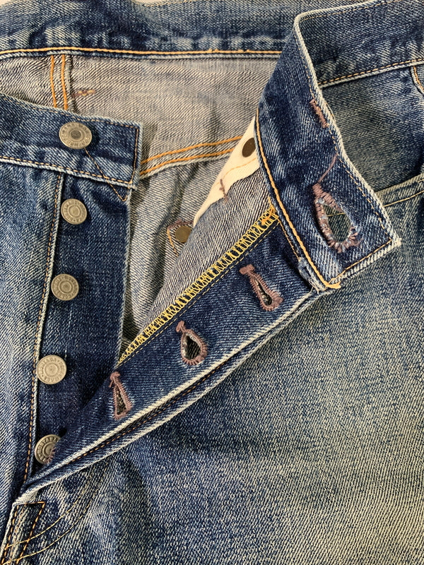 【中古品】【メンズ】 MONTANA HORSEMANS モンタナホースマンズ DENIM PANTS デニムパンツ ボトムス 156-260909-yn-04-min サイズ：W32 L34 カラー：インディゴ 万代Net店