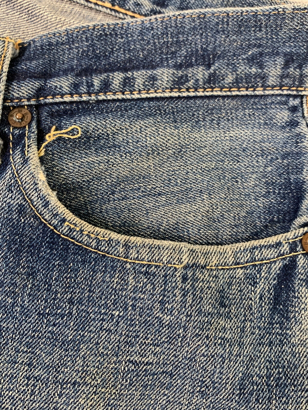 【中古品】【メンズ】 MONTANA HORSEMANS モンタナホースマンズ DENIM PANTS デニムパンツ ボトムス 156-260909-yn-04-min サイズ：W32 L34 カラー：インディゴ 万代Net店