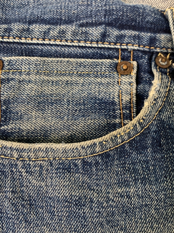 【中古品】【メンズ】 MONTANA HORSEMANS モンタナホースマンズ DENIM PANTS デニムパンツ ボトムス 156-260909-yn-04-min サイズ：W32 L34 カラー：インディゴ 万代Net店
