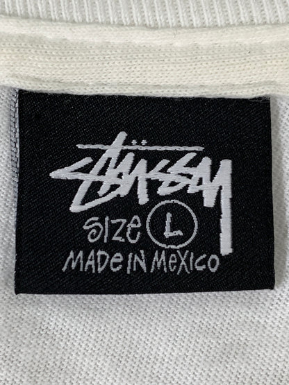 【中古品】【メンズ】 STUSSY ステューシー PHAT SS TEE ファット エスエス ティー メンズ トップス 半袖Tシャツ 142-260908-KS-25-min サイズ：L カラー：ホワイト 万代Net店
