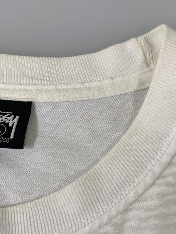【中古品】【メンズ】 STUSSY ステューシー PHAT SS TEE ファット エスエス ティー メンズ トップス 半袖Tシャツ 142-260908-KS-25-min サイズ：L カラー：ホワイト 万代Net店
