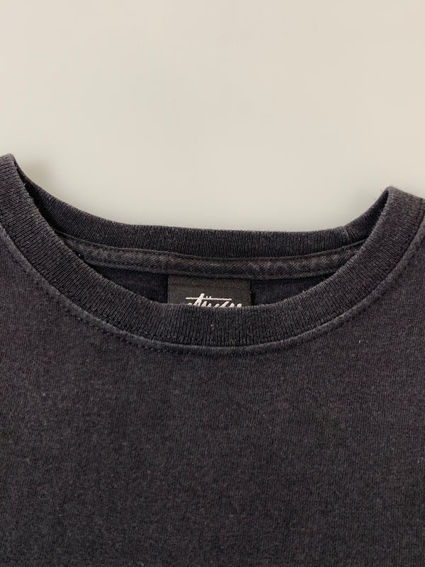 【中古品】【メンズ】 STUSSY ステューシー POPSICLE TEE ポプシクル ティー メンズ トップス 半袖Tシャツ 142-260908-KS-24-min サイズ：M カラー：ブラック 万代Net店