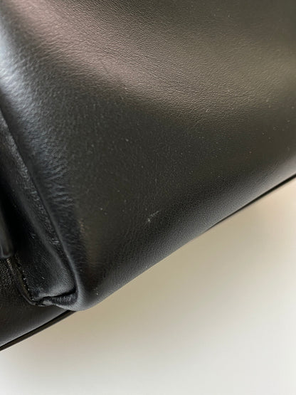 【中古品】【メンズ】 AGNES B アニエスベー LEATHER SHOULDER BAG レザーショルダーバッグ カバン 188-260909-yn-17-min カラー：ブラック 万代Net店