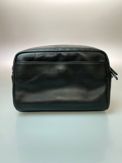 【中古品】【メンズ】 AGNES B アニエスベー LEATHER SHOULDER BAG レザーショルダーバッグ カバン 188-260909-yn-17-min カラー：ブラック 万代Net店