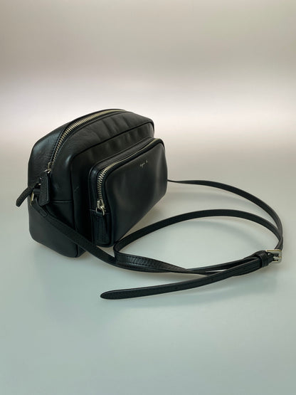 【中古品】【メンズ】 AGNES B アニエスベー LEATHER SHOULDER BAG レザーショルダーバッグ カバン 188-260909-yn-17-min カラー：ブラック 万代Net店