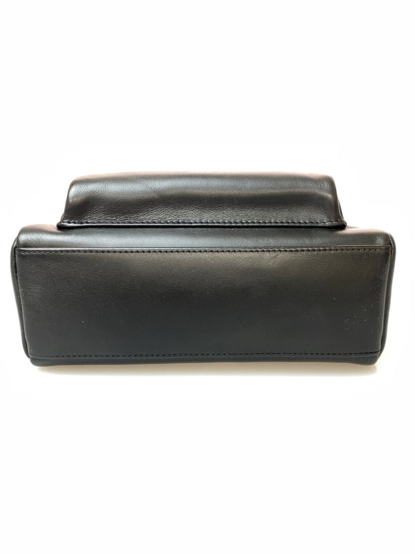 【中古品】【メンズ】 AGNES B アニエスベー LEATHER SHOULDER BAG レザーショルダーバッグ カバン 188-260909-yn-17-min カラー：ブラック 万代Net店