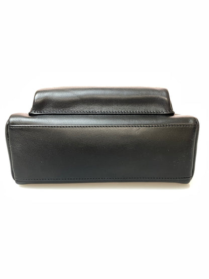【中古品】【メンズ】 AGNES B アニエスベー LEATHER SHOULDER BAG レザーショルダーバッグ カバン 188-260909-yn-17-min カラー：ブラック 万代Net店
