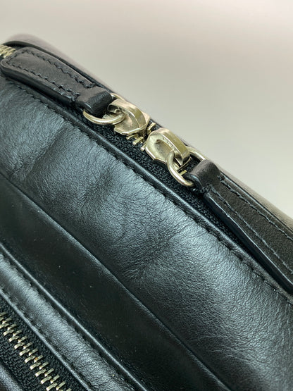 【中古品】【メンズ】 AGNES B アニエスベー LEATHER SHOULDER BAG レザーショルダーバッグ カバン 188-260909-yn-17-min カラー：ブラック 万代Net店