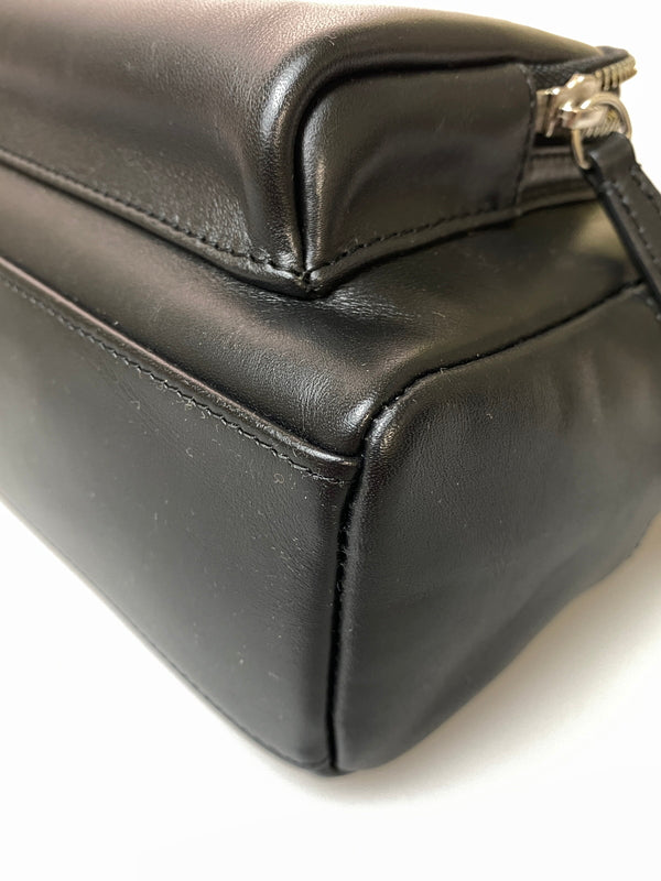 【中古品】【メンズ】 AGNES B アニエスベー LEATHER SHOULDER BAG レザーショルダーバッグ カバン 188-260909-yn-17-min カラー：ブラック 万代Net店