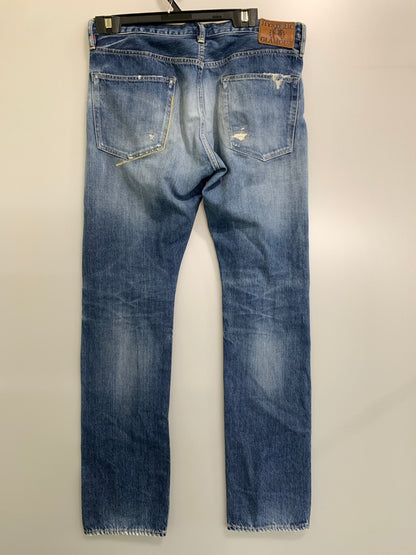 【中古品】【メンズ】 HYSTERIC GLAMOUR ヒステリックグラマー PATCH WORK DENIM PANTS パッチワーク デニムパンツ ボトムス 151-260909-yn-03-min サイズ：34 カラー：インディゴ 万代Net店