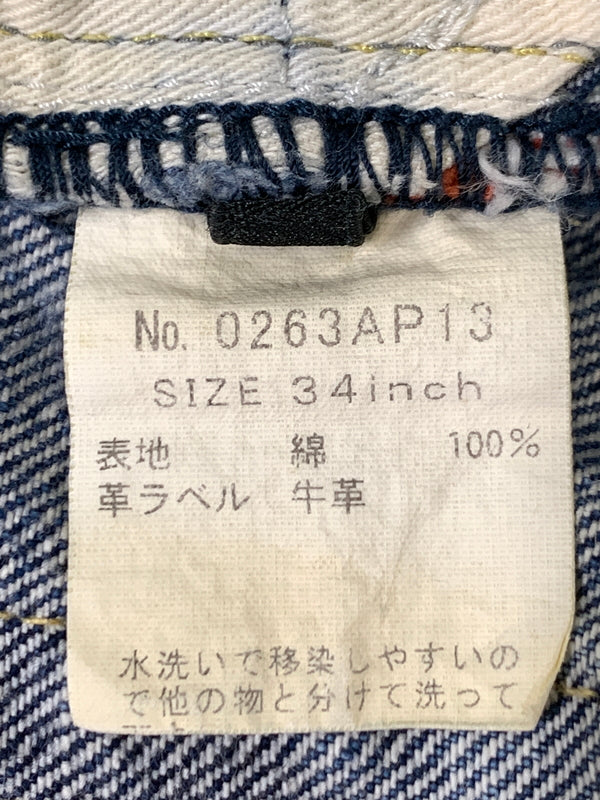 【中古品】【メンズ】 HYSTERIC GLAMOUR ヒステリックグラマー PATCH WORK DENIM PANTS パッチワーク デニムパンツ ボトムス 151-260909-yn-03-min サイズ：34 カラー：インディゴ 万代Net店