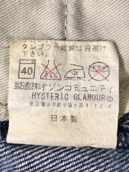 【中古品】【メンズ】 HYSTERIC GLAMOUR ヒステリックグラマー PATCH WORK DENIM PANTS パッチワーク デニムパンツ ボトムス 151-260909-yn-03-min サイズ：34 カラー：インディゴ 万代Net店