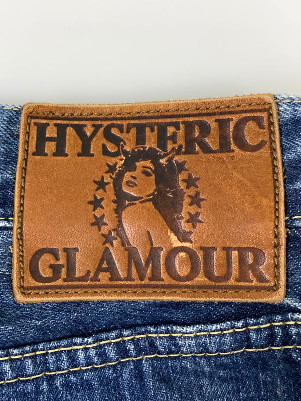 【中古品】【メンズ】 HYSTERIC GLAMOUR ヒステリックグラマー PATCH WORK DENIM PANTS パッチワーク デニムパンツ ボトムス 151-260909-yn-03-min サイズ：34 カラー：インディゴ 万代Net店