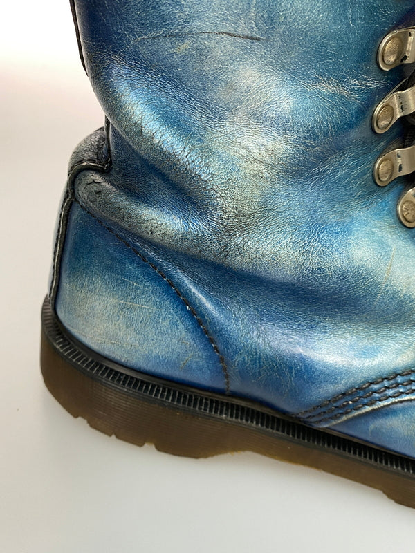 【現状渡し品】【メンズ】 DR.MARTENS ドクターマーチン BOOTS 8ホールブーツ 靴 164-260909-yn-12-min サイズ：表記不鮮明 下記参照 カラー：ブルー 万代Net店