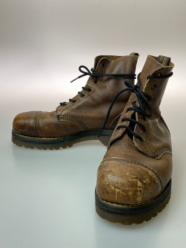 【現状渡し品】【メンズ】 DR.MARTENS ドクターマーチン BOOTS 7ホール レザーレースアップブーツ 靴 164-260909-yn-09-min サイズ：8 カラー：ブラウン 万代Net店