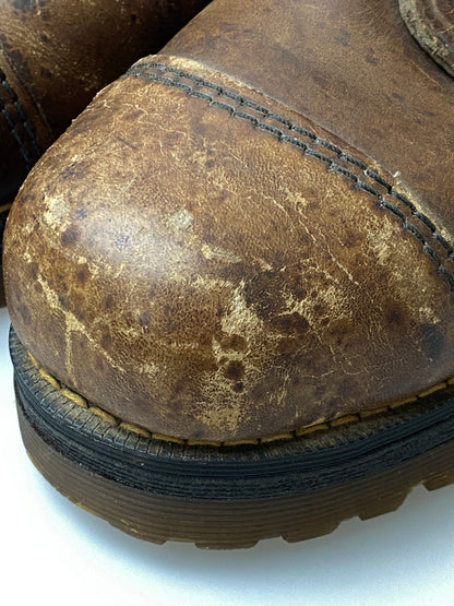 【現状渡し品】【メンズ】 DR.MARTENS ドクターマーチン BOOTS 7ホール レザーレースアップブーツ 靴 164-260909-yn-09-min サイズ：8 カラー：ブラウン 万代Net店