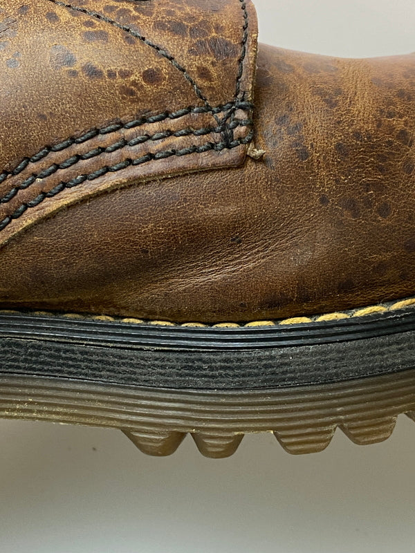 【現状渡し品】【メンズ】 DR.MARTENS ドクターマーチン BOOTS 7ホール レザーレースアップブーツ 靴 164-260909-yn-09-min サイズ：8 カラー：ブラウン 万代Net店