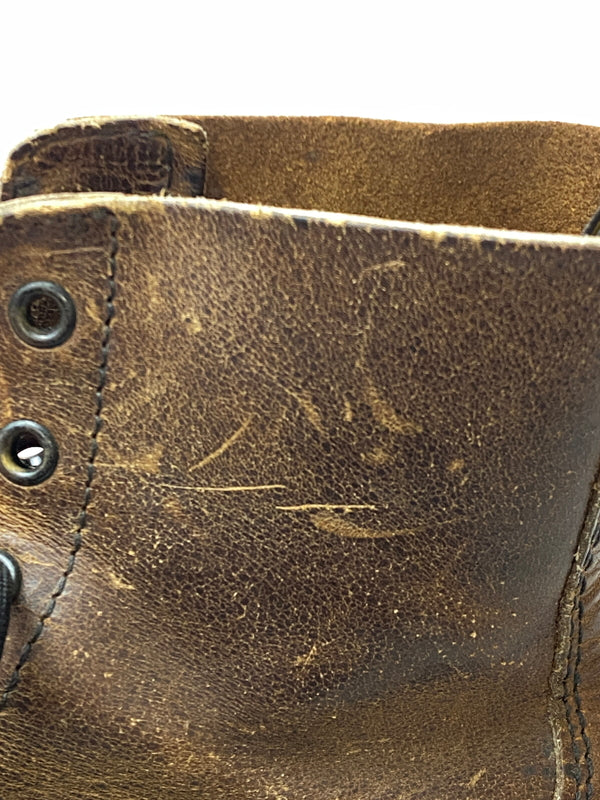 【現状渡し品】【メンズ】 DR.MARTENS ドクターマーチン BOOTS 7ホール レザーレースアップブーツ 靴 164-260909-yn-09-min サイズ：8 カラー：ブラウン 万代Net店