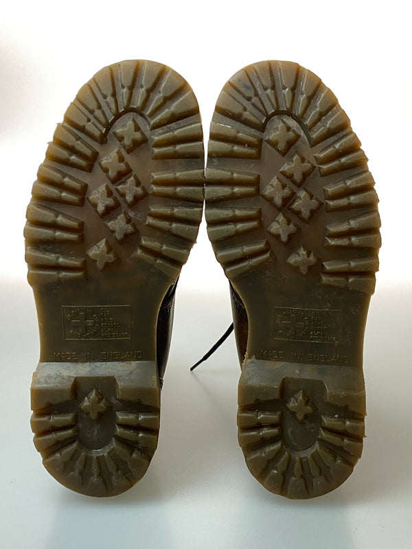 【現状渡し品】【メンズ】 DR.MARTENS ドクターマーチン BOOTS 7ホール レザーレースアップブーツ 靴 164-260909-yn-09-min サイズ：8 カラー：ブラウン 万代Net店