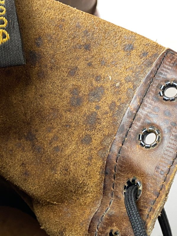 【現状渡し品】【メンズ】 DR.MARTENS ドクターマーチン BOOTS 7ホール レザーレースアップブーツ 靴 164-260909-yn-09-min サイズ：8 カラー：ブラウン 万代Net店