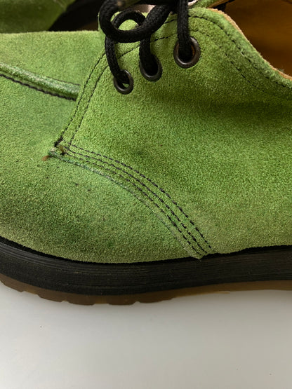 【現状渡し品】【メンズ】 DR.MARTENS ドクターマーチン スエード 3ホールシューズ 靴 164-260909-yn-10-min サイズ：10 カラー：グリーン系 万代Net店