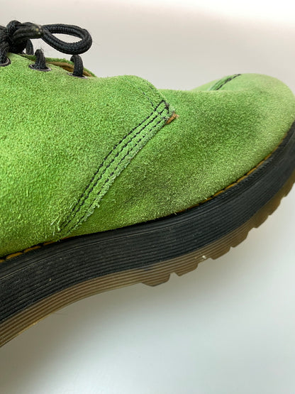【現状渡し品】【メンズ】 DR.MARTENS ドクターマーチン スエード 3ホールシューズ 靴 164-260909-yn-10-min サイズ：10 カラー：グリーン系 万代Net店