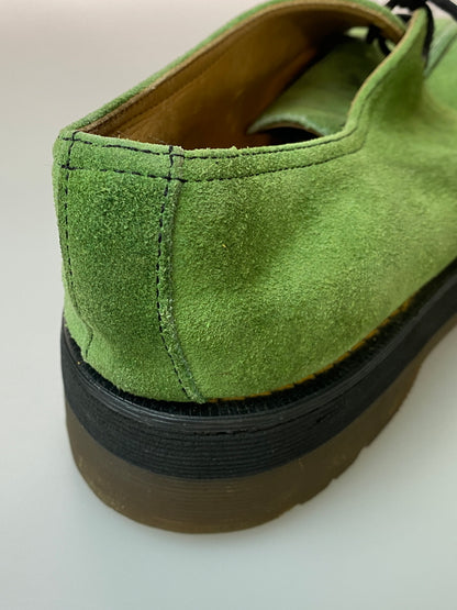 【現状渡し品】【メンズ】 DR.MARTENS ドクターマーチン スエード 3ホールシューズ 靴 164-260909-yn-10-min サイズ：10 カラー：グリーン系 万代Net店