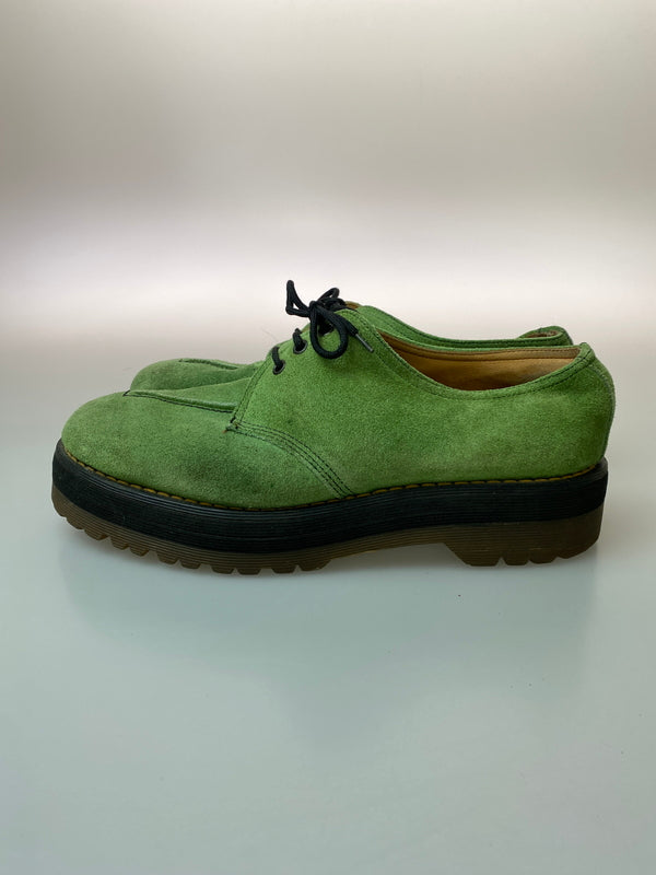 【現状渡し品】【メンズ】 DR.MARTENS ドクターマーチン スエード 3ホールシューズ 靴 164-260909-yn-10-min サイズ：10 カラー：グリーン系 万代Net店