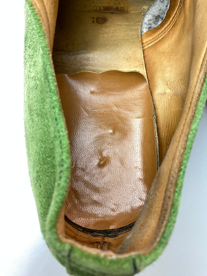 【現状渡し品】【メンズ】 DR.MARTENS ドクターマーチン スエード 3ホールシューズ 靴 164-260909-yn-10-min サイズ：10 カラー：グリーン系 万代Net店