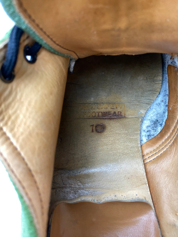 【現状渡し品】【メンズ】 DR.MARTENS ドクターマーチン スエード 3ホールシューズ 靴 164-260909-yn-10-min サイズ：10 カラー：グリーン系 万代Net店